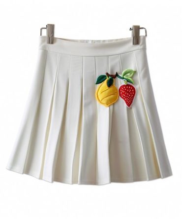 mini Pleated skirt short skirt female new summer anti-glare college high waist solid a-line skirt